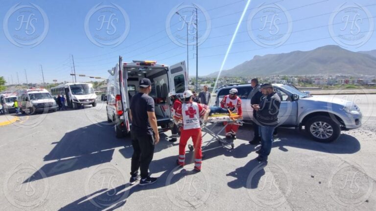 Trece heridos tras accidente por alcance al sur de Saltillo