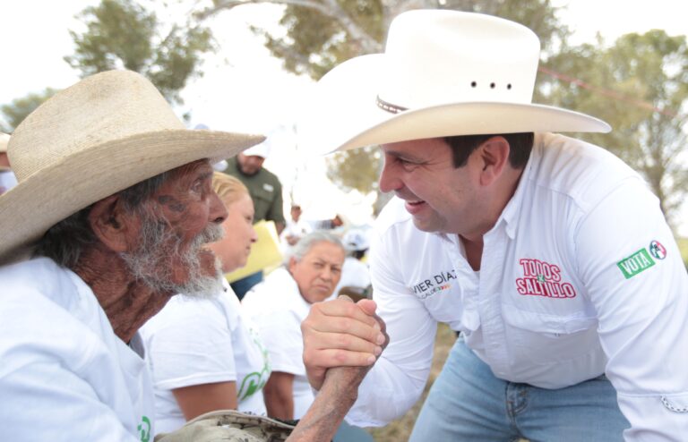 Garantiza Javier Díaz programas, apoyos y mantener seguridad en el campo de Saltillo