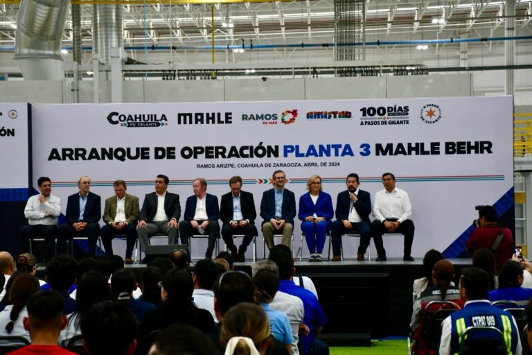 Arranca operaciones Planta 3 y universidad Mahle Behr en Ramos Arizpe 