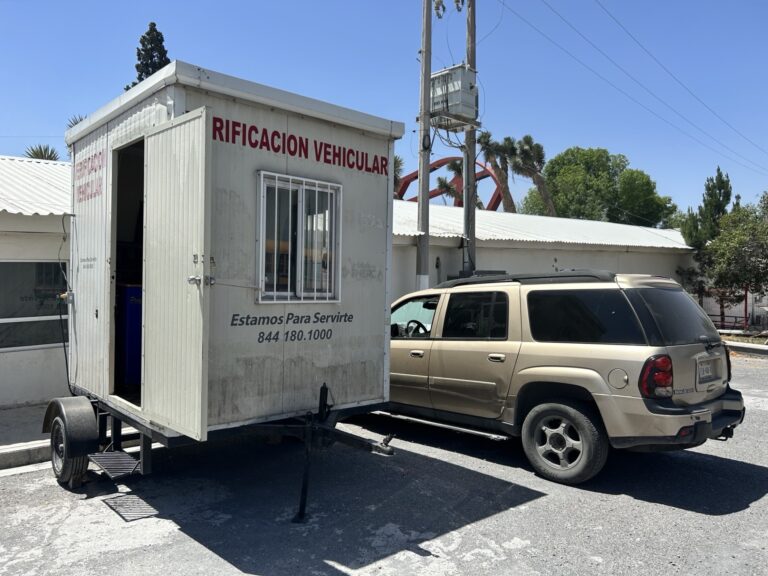 Llaman en Ramos Arizpe a cumplir con la verificación vehicular