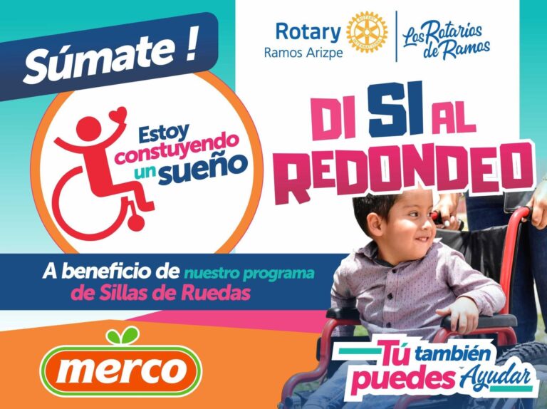 Rotarios de Ramos Arizpe invitan a participar en campaña de redondeo 