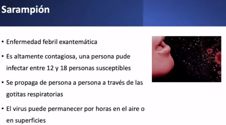 Vacunarse y evitar contagios previenen el sarampión