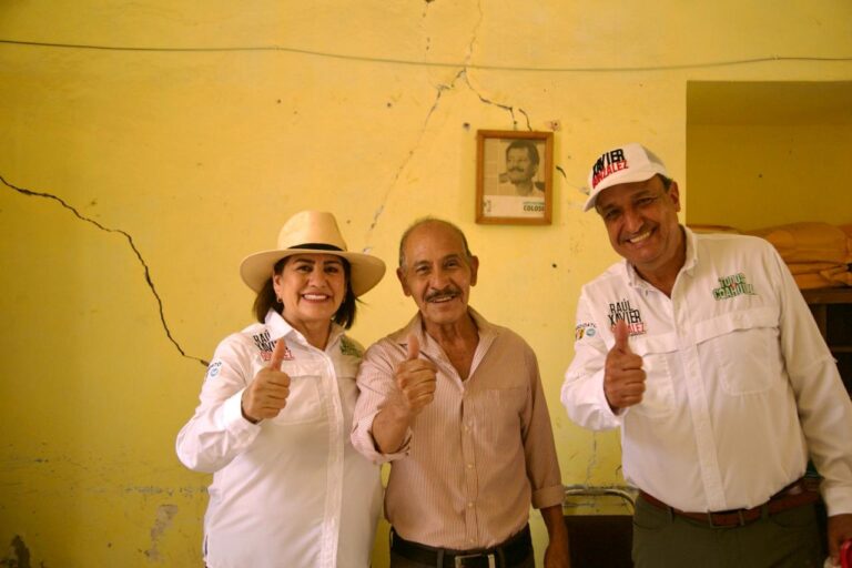 Visita Xavier González el municipio de Viesca