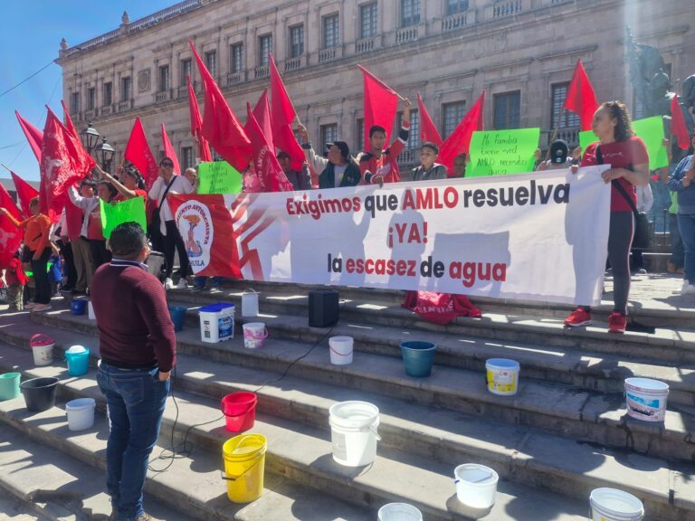 Desde Saltillo, exigen a AMLO atención a la escasez de agua en el norte de México 