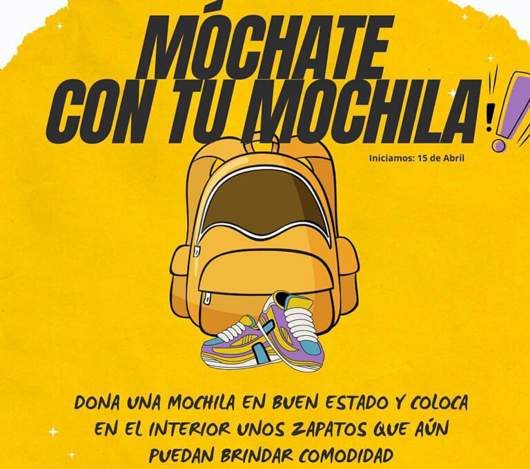 Pone en marcha la UA de C la colecta “Móchate con tu Mochila”