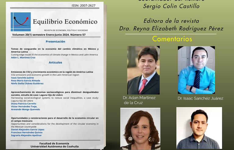 Presenta UA de C el número 57 de la Revista Equilibrio Económico