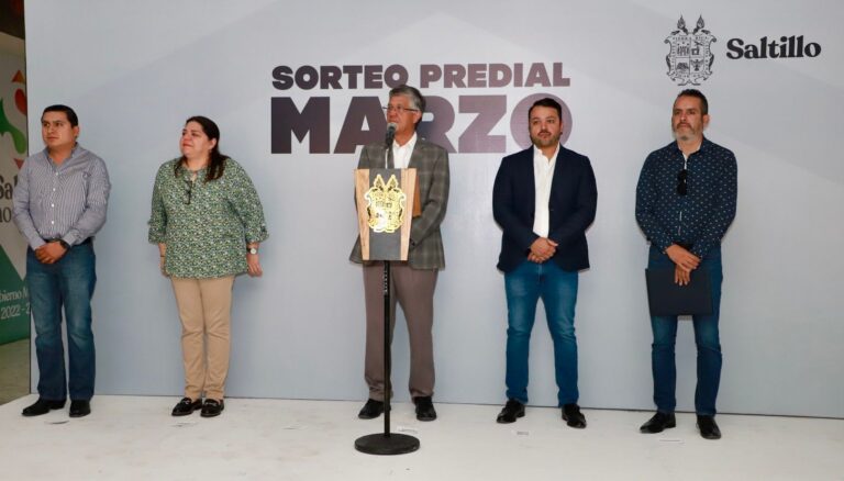 Realizan tercer Sorteo Saltillo 2024 por pago de predial