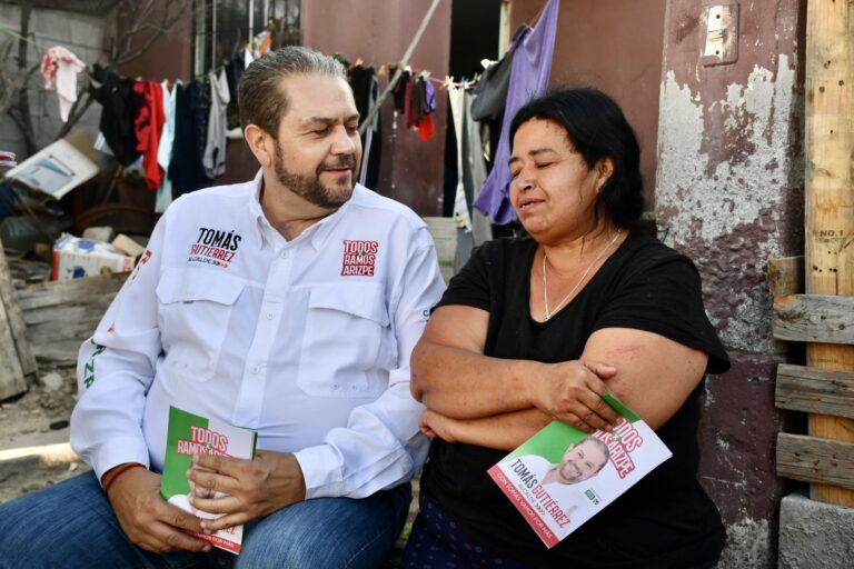 Se compromete Tomás Gutiérrez con las mujeres de Ramos Arizpe