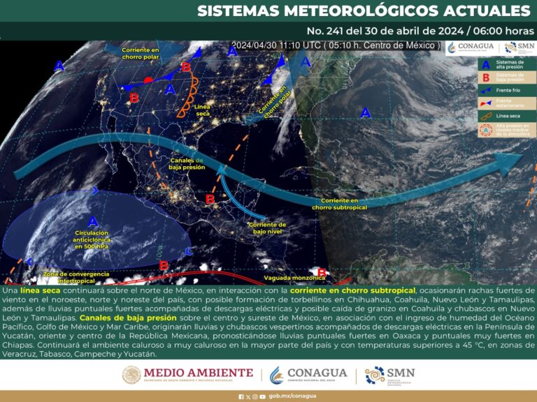 Se pronostican lluvias puntuales fuertes y caída de granizo en Coahuila