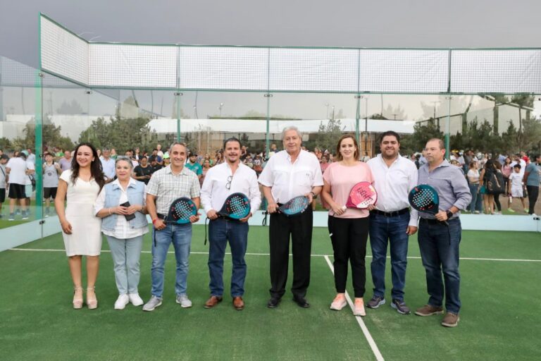 Inaugura Chema Fraustro Academia de Pádel y torneos en el Biblioparque Norte