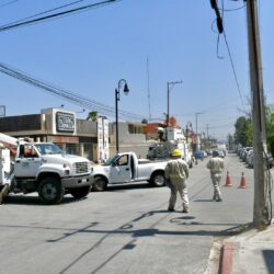 CFE remplaza cableado en Zona Centro de Ramos Arizpe; será de gran beneficio, aseguran 
