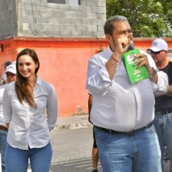 En colonia Blanca Esthela, vecinos apoyan a Tomás Gutiérrez 