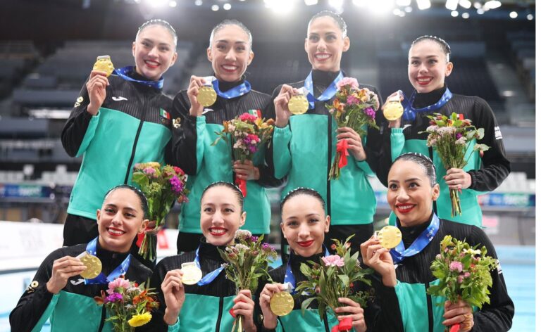 Gana oro natación artística en Copa del Mundo