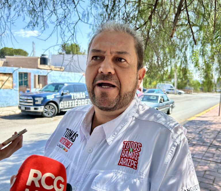 Todo mi apoyo a la industria de Ramos Arizpe: Tomás Gutiérrez 