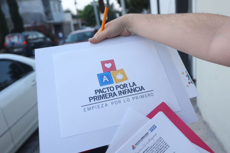 Trabajemos por la infancia; firma Jericó compromiso por la niñez