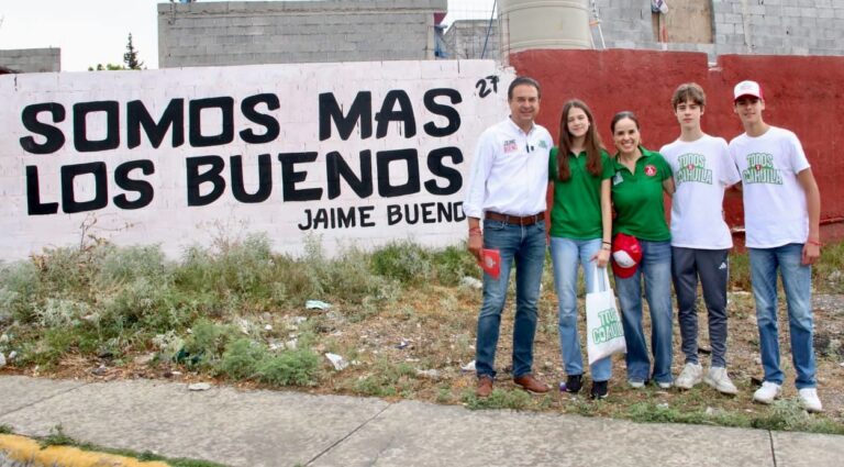 Un voto por el PRI es pensar en nuestras familias: Jaime Bueno