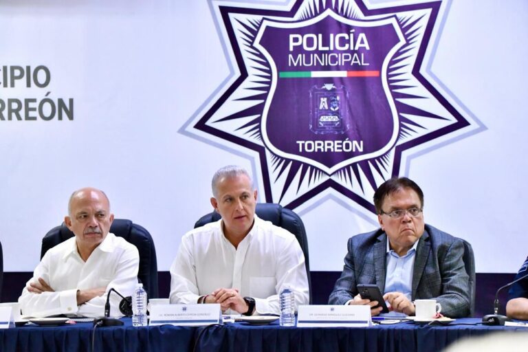 Acuerdan mantener acciones coordinadas entre corporaciones policíacas, para preservar la seguridad en Torreón