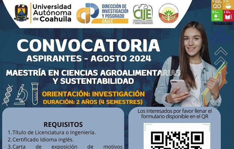 Cursa en la UA de C la Maestría en Ciencias Agroalimentarias y Sustentabilidad