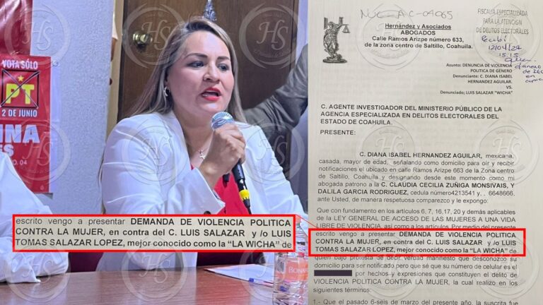 Denuncia Diana Hernández a papá de Alejandra Salazar por agresiones