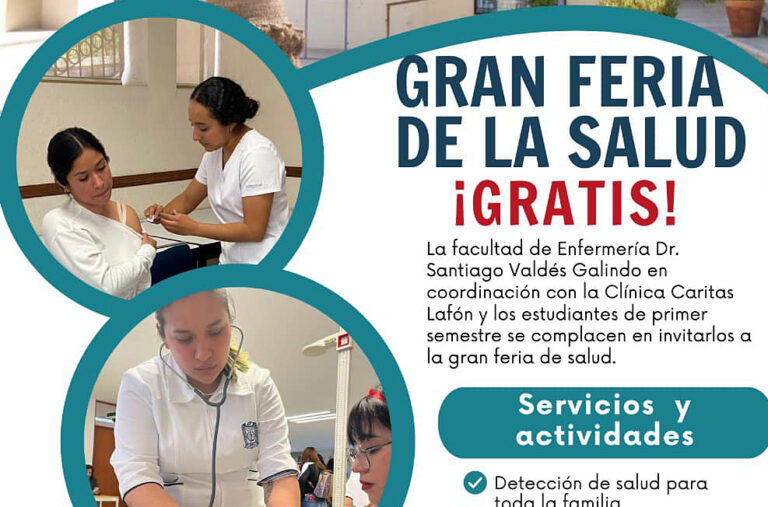 Estudiantes de la Facultad de Enfermería de la UA de C invitan a Feria de la Salud