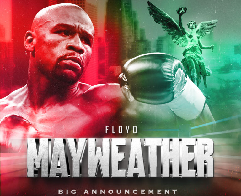 Floyd Mayweather anuncia pelea en la CDMX