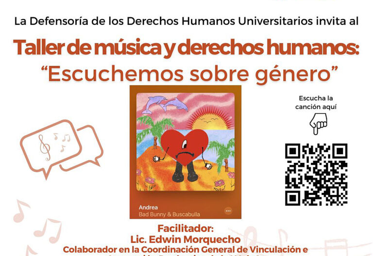 Invita UA de C al Taller de Música y Derechos Humanos