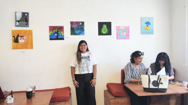 Ofrece sitio de Café en Saltillo espacio para que artistas visuales expongan sus trabajos