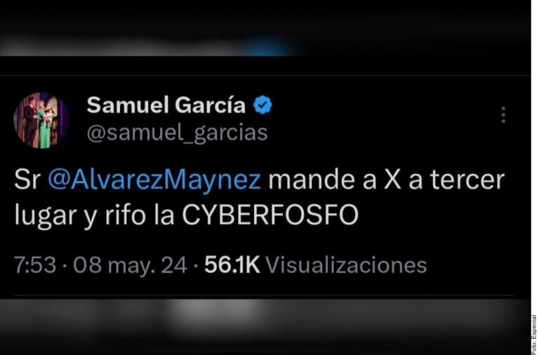 Ofrece Samuel su Cybertruck si Máynez supera a Xóchitl