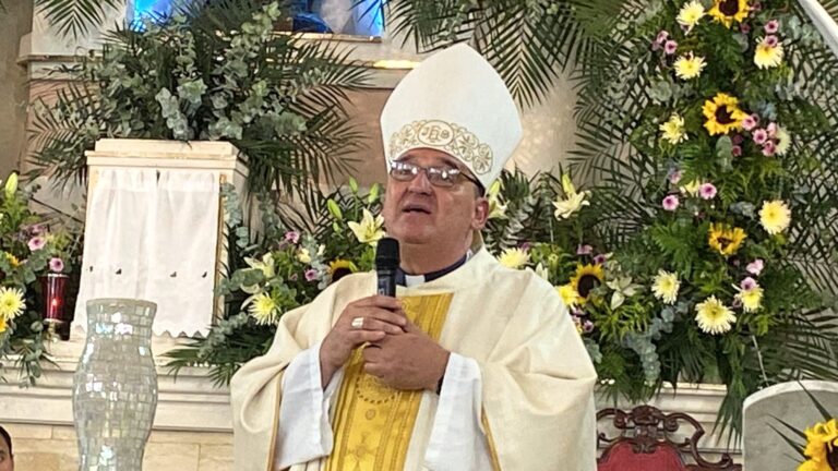 Pide obispo Hilario a San Isidro Labrador porque llueva en el campo para bien de los agricultores 