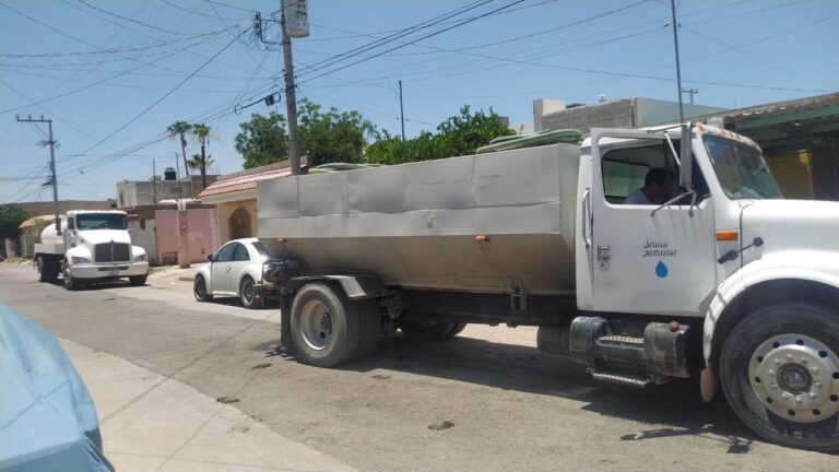 Por fallas en el servicio de energía eléctrica, SIMAS Torreón distribuirá pipas de agua potable en diferentes colonias