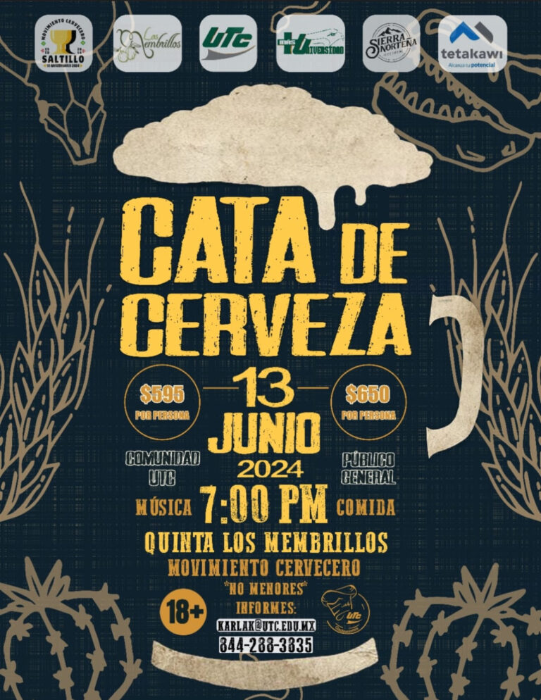 UTC invita a participar en cata de cerveza y su maridaje 