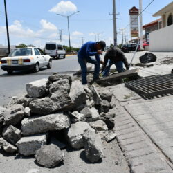 Dan mantenimiento a infraestructura pluvial de Ramos Arizpe para eliminar riesgos 3