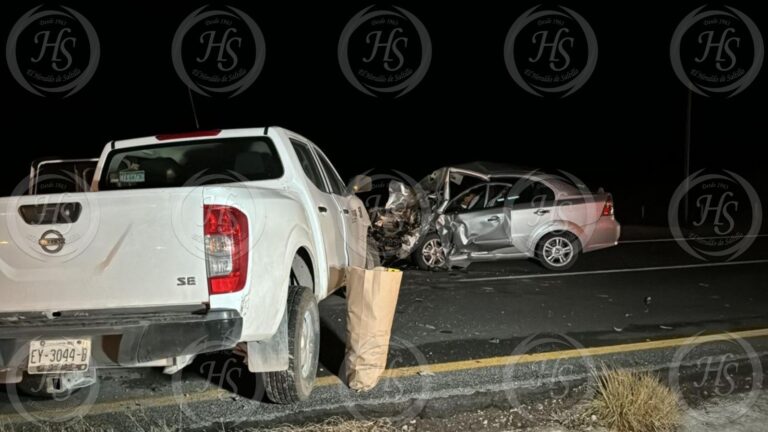 Fatal accidente en la carretera libre Saltillo-Torreón