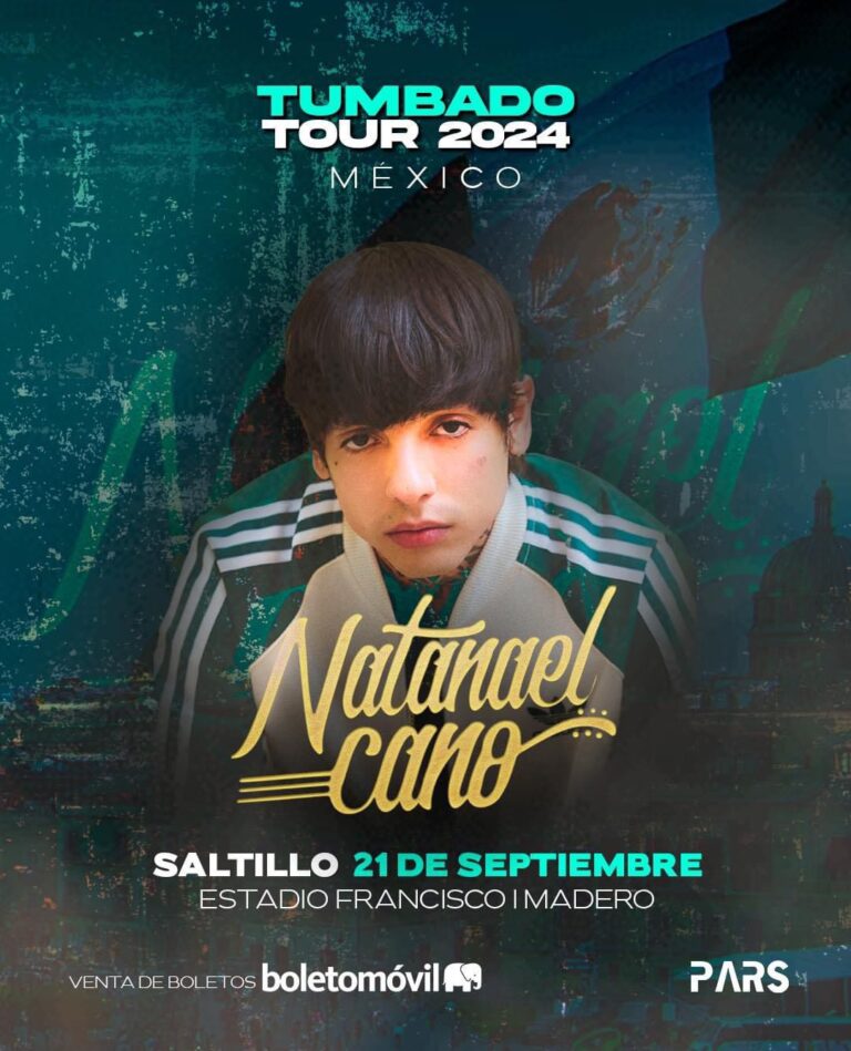 Natanael Cano regresa a Saltillo con su “Tumbado Tour 2024”