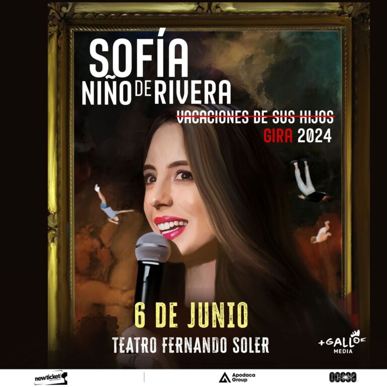 Sofía Niño de Rivera se presentó en Saltillo con noche llena de comedia