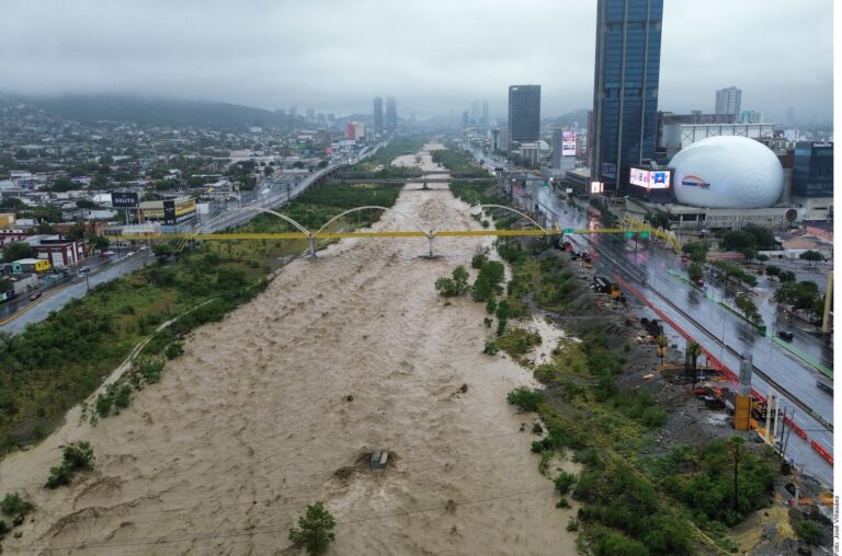 Estiman en mil millones de pesos los daños por ‘Alberto’ en Nuevo León