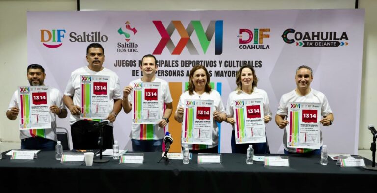 Invitan a adultos mayores a los XXVI Juegos Deportivos y Culturales