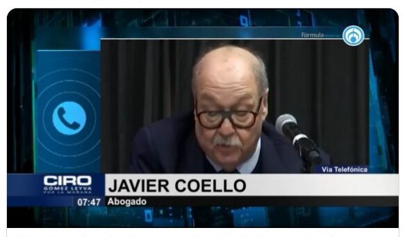 Javier Coello advierte que con las reformas al Poder Judicial abogados del narco podrían convertirse en jueces