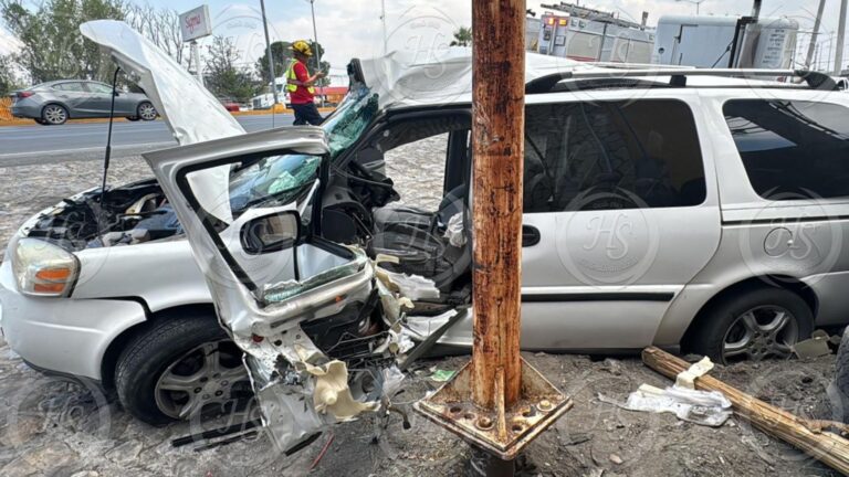 Muere mujer que chocó en días pasados sobre la Saltillo-Monterrey