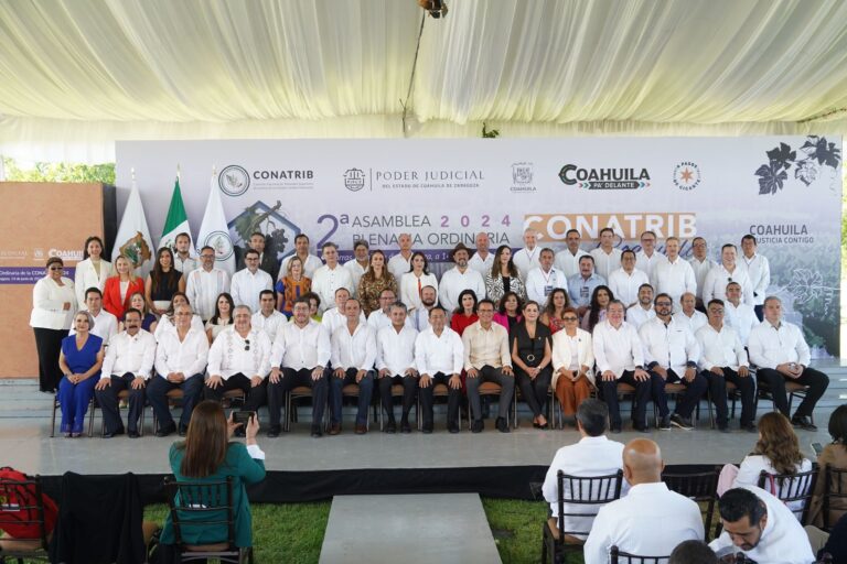 Se reúnen en Coahuila los poderes judiciales del país para celebrar Asamblea Plenaria de la Conatrib