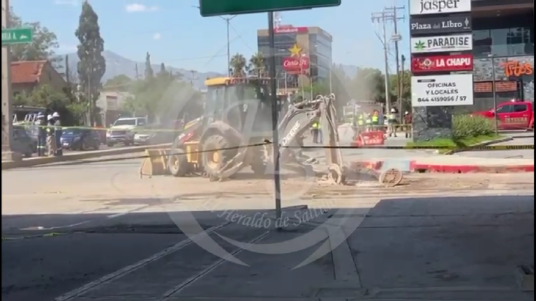 Fuga de gas en el V. Carranza provoca evacuación y cierre a la circulación en Saltillo