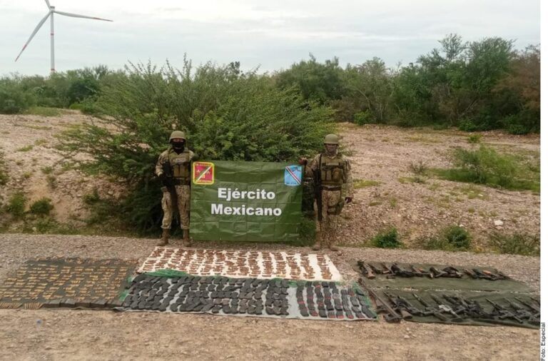 Desarma Ejército célula criminal en límites con Tamaulipas