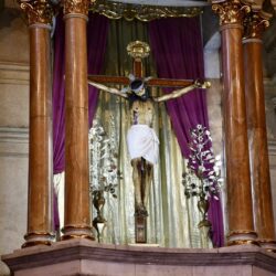 Fieles en Saltillo celebran descenso del Santo Cristo de la Capilla; Da comienzo el novenario 6