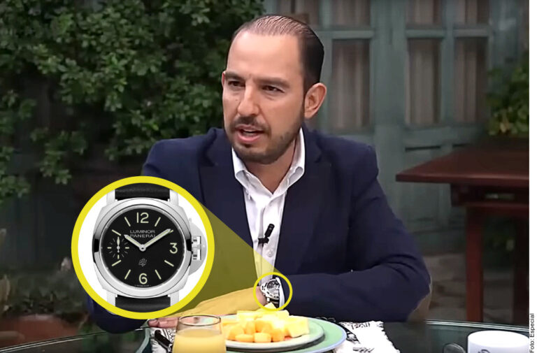 Marko Cortés y su reloj de 120 mil pesos