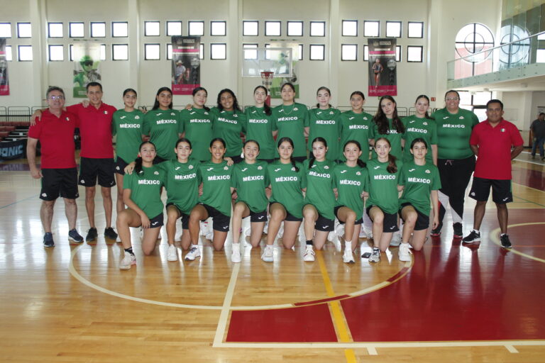 Presenta ADEMEBA Coahuila a la Selección Mexicana U15 de Básquetbol Femenil