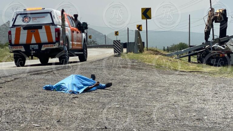 Se electrocuta operador de grúa en la Saltillo-Monterrey