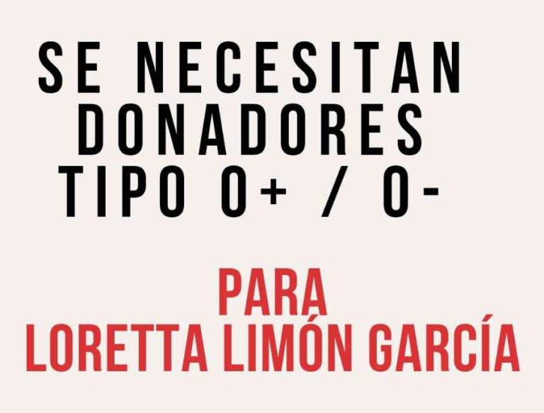 Solicitan donadores de sangre para Loretta Limón, sobreviviente del accidente vehicular en la carretera 57 