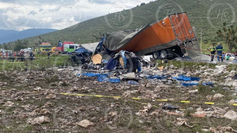 Ahora mueren tres en accidente sobre la carretera 57 frente a Huachichil