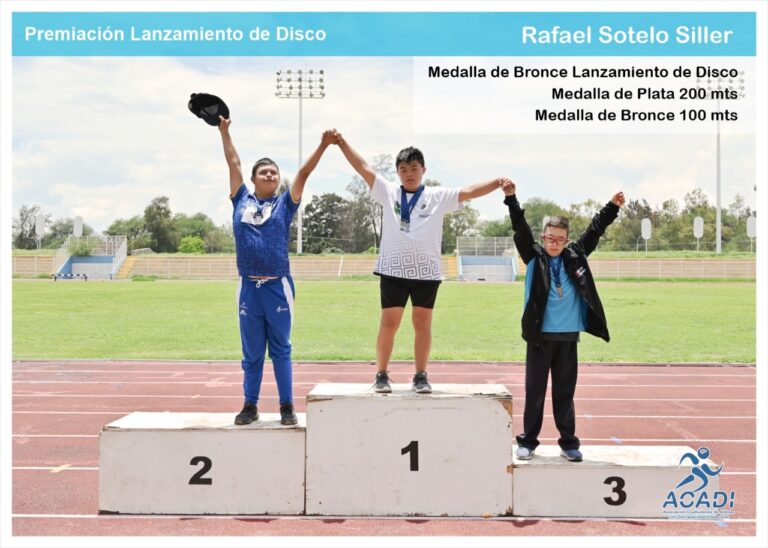 Coahuila destaca en la Copa Nacional de Atletismo y Natación del Deporte Adaptado