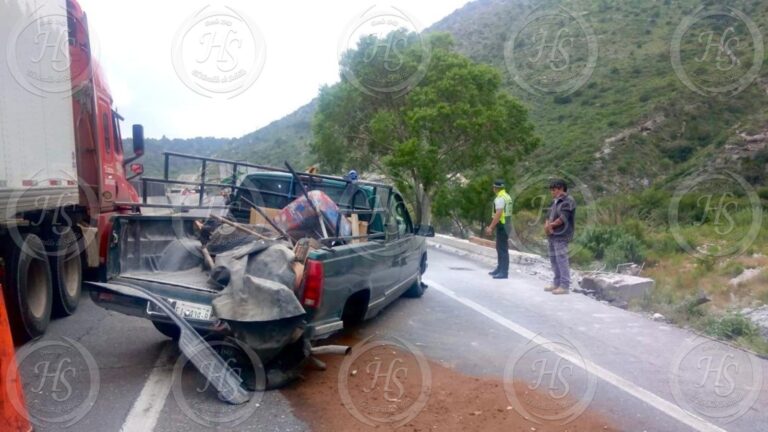 Otro accidente en la 57 en Arteaga